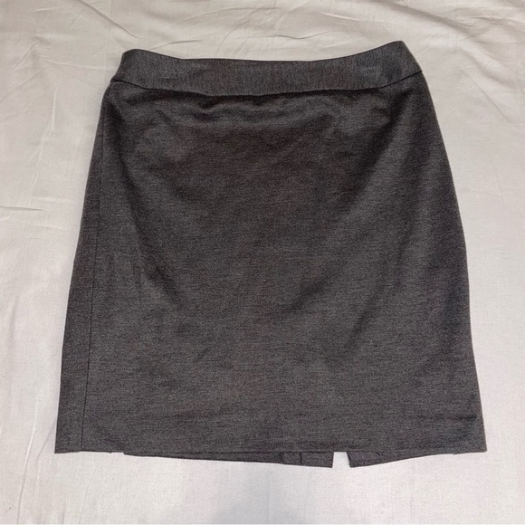 Loft Grey Skirt with back pleat size 8 pencil skirt - Picture 4 of 15